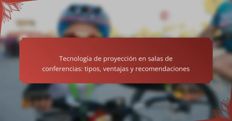 Tecnología de proyección en salas de conferencias: tipos, ventajas y recomendaciones